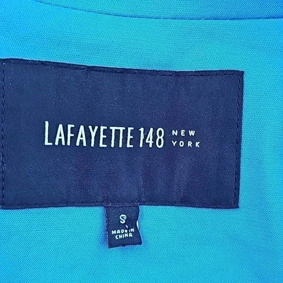 LAFAYETTE 148 New York Jacket Career in Blue Size 8 - Picture 6 of 9